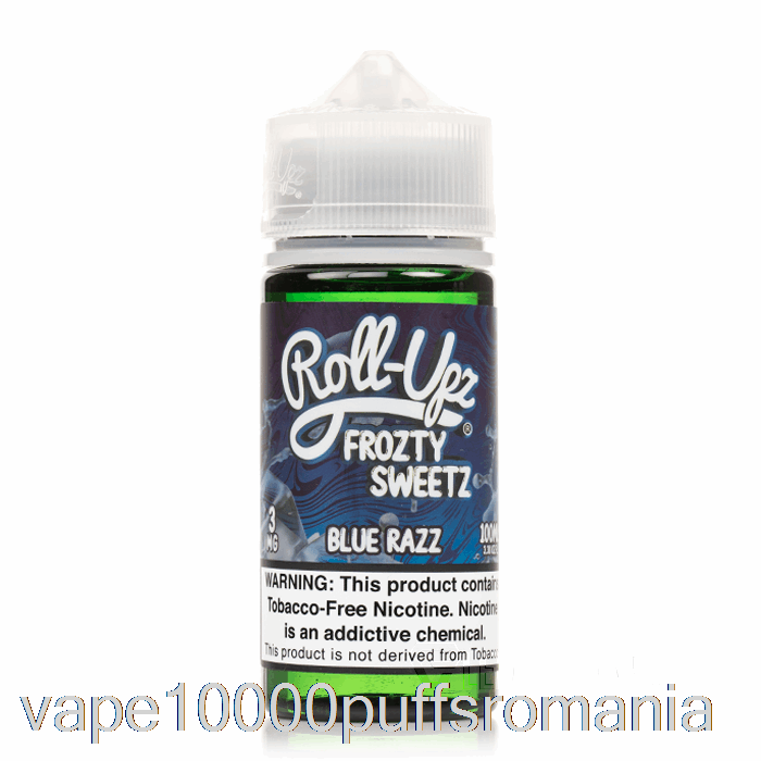 Vape Romania Blue Raspberry Ice - Lichid Roll-upz Juice - 100ml 3mg